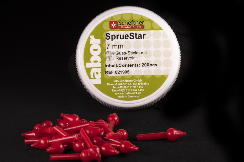 Восковые грушевидные литники spruestar 7mm 200шт