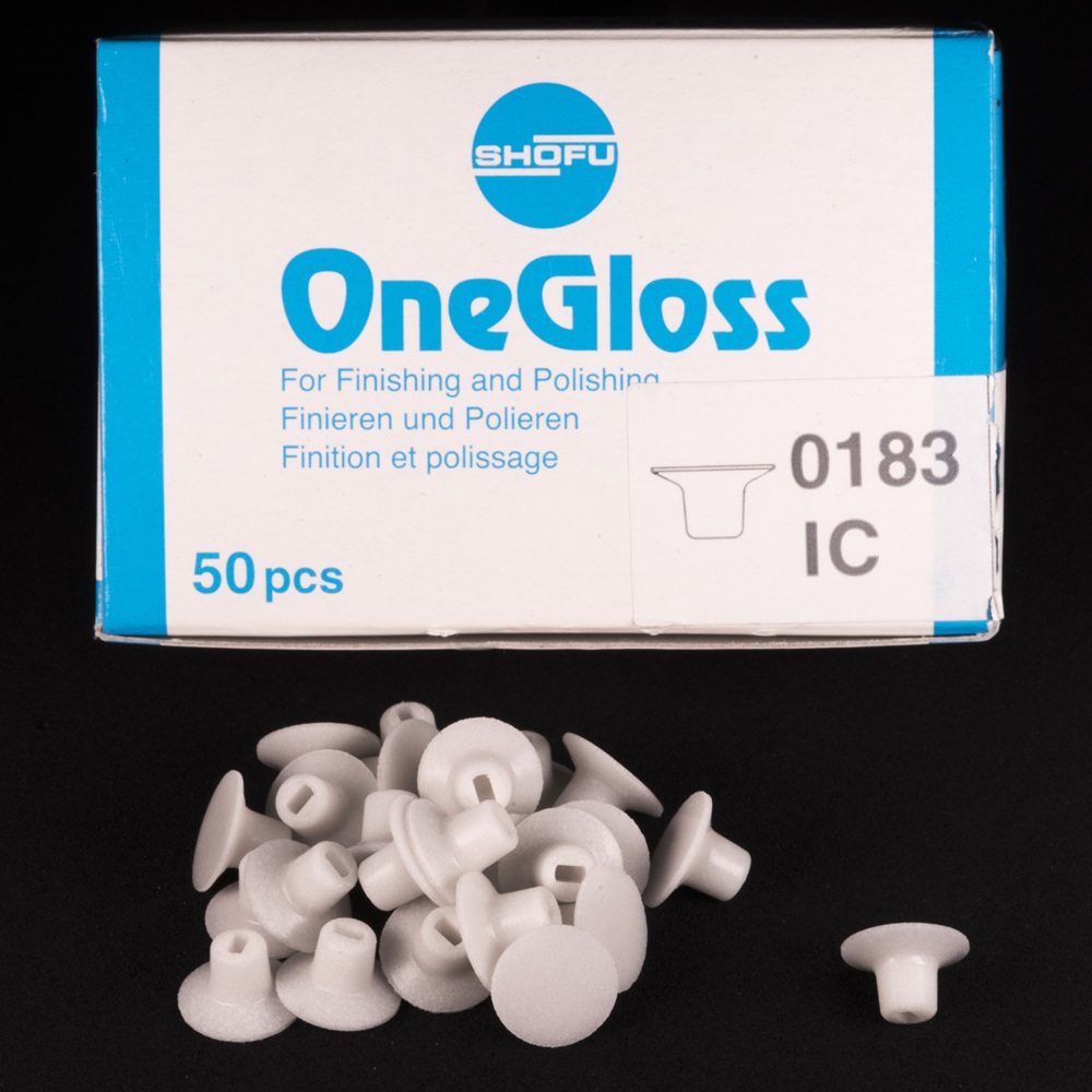 OneGloss 0183 силиконовые полиры с оксидом алюминия для композитов  Refill  50 шт.