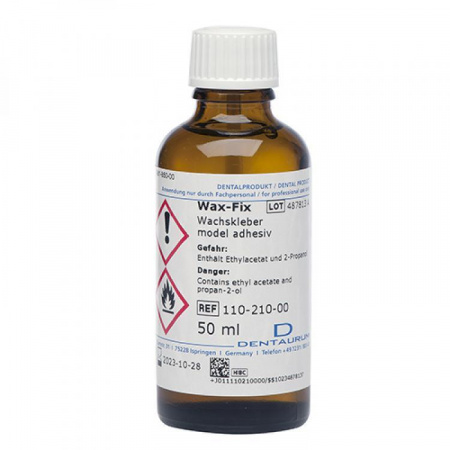 Dentaurum Wax-Fix Adhesive - 50 ml Клей для воска и пластика.