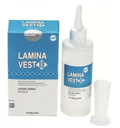 Lamina Vest II Liquid SHOFU огнеупорная паковочная масса, жидкость, 200 мл