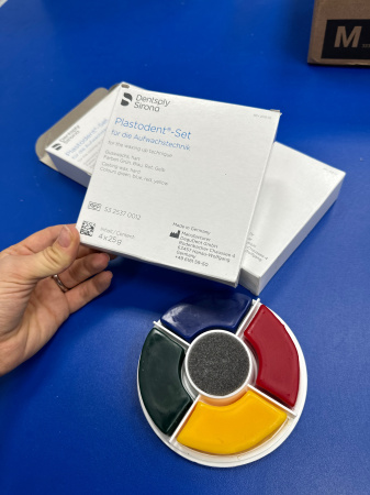Dentsply Sirona DeguDent Plastodent Set - моделировочные воска для использования при изготовлении вкладок, коронок и мостов ГНАТОцвета