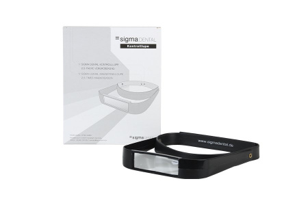 Лупа sigma dental kontrolllupe aspheric +2.5