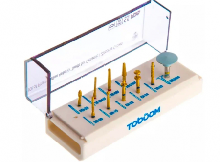 Набор стоматологических турбинных боров алмазных Anterior FG0610D TOBOOM 10шт/комплект