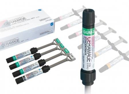 CERAMAGE GUM COLOR FULL SET with Universal Opaque (НАБОР КОМПОЗИТА ДЛЯ ДЕСНЫ)