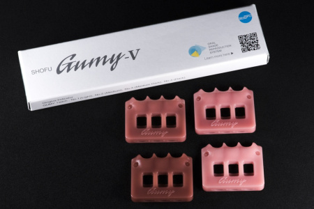 Расцветка  Gumy-v 4 ps p0510 SHOFU  Gingiva Десневая