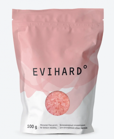 Evihard "Эвихард" материал полимерный базисный д/изготовл. протезов (цвет 02), 100 г