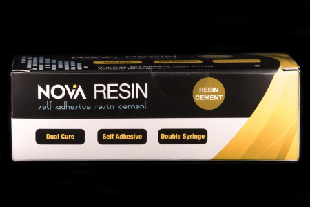 NOVA RESIN - Нова Ресин - самоадгезивный композитный цемент двойного отверждения прозрачный. 5гр.
