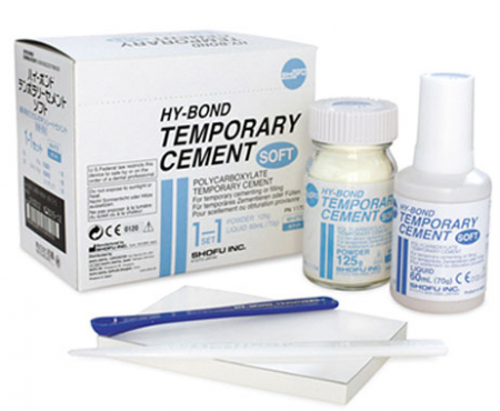 Hy Bond Temporary Set Soft поликарбоксилатный цемент,   набор Shofu 1173