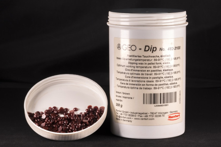 Воск погружной коричневый 200 г. Renfert GEO-Dip 482-3100