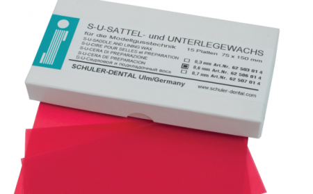 Седловой и подкладочный воск 0,6 мм  S-U-SATTEL- und UNTERLEGEWACHS.62506014