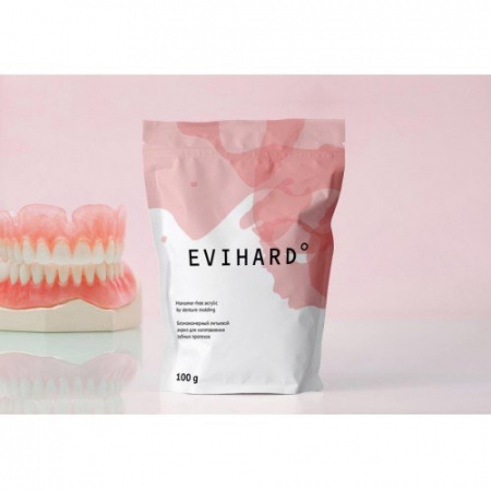 Evihard "Эвихард" материал полимерный базисный д/изготовл. протезов (цвет 3), 100 г